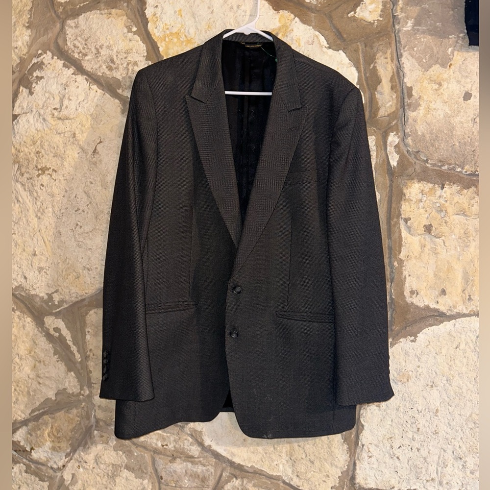 Men’s Christian Dior Blazer Suit Jacket Size 46 Long